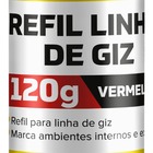 Refil Linha Giz 120g Vermelho Gesseiro Marcação Nível | Fertak